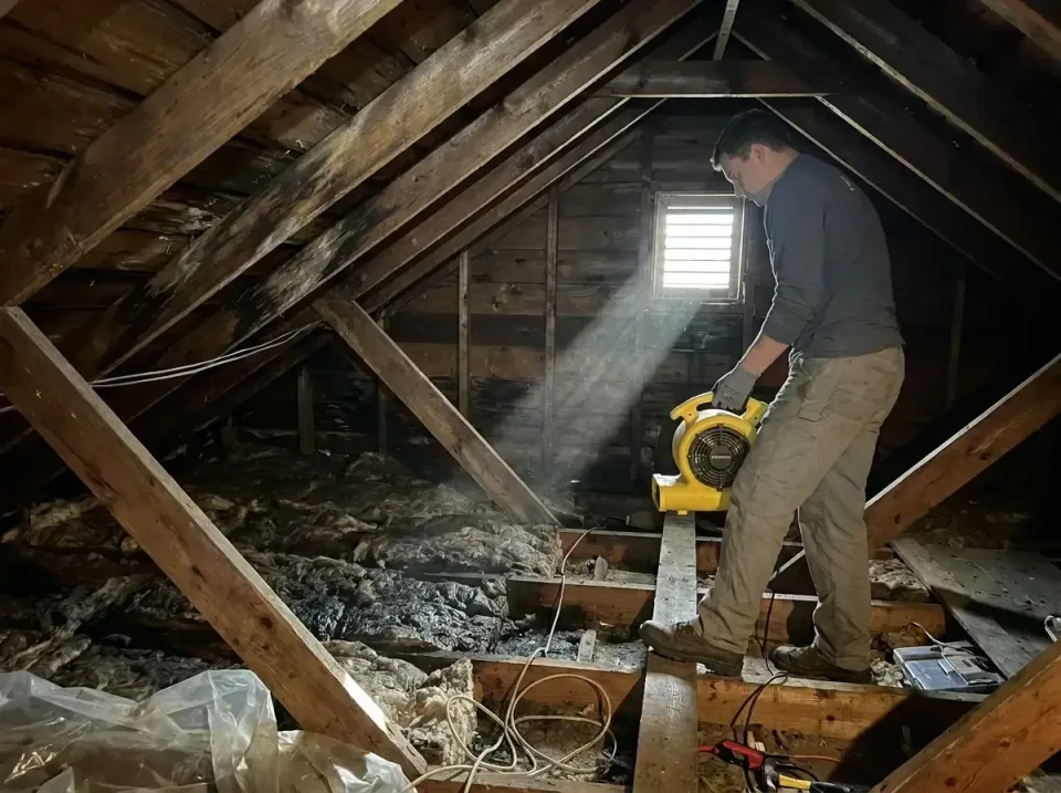 attic-water-damage-drying-proc-007 — frequently asked questions, Emergency Water Extraction & 24/7 Flood Response in Largo,…